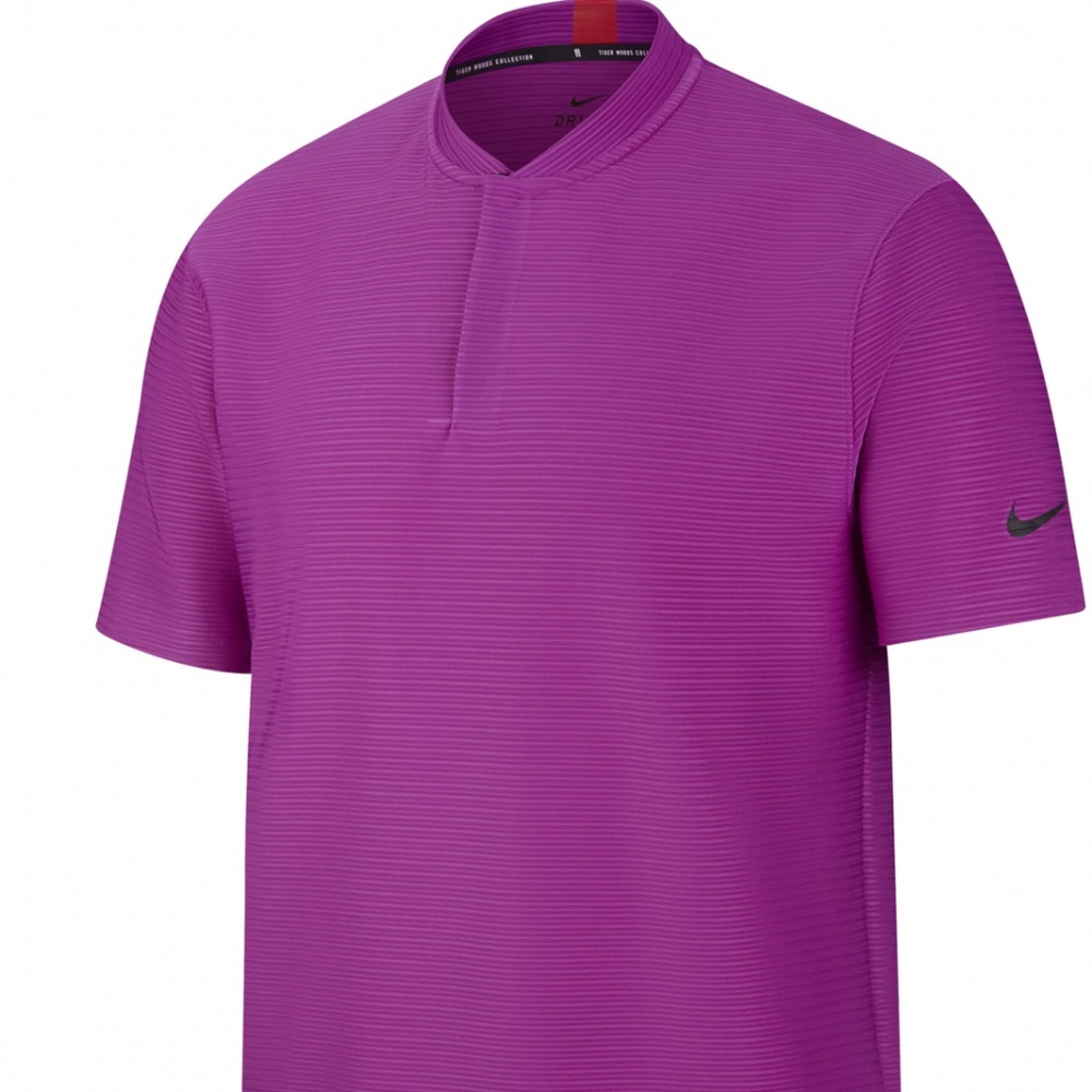 NIKE TIGER WOODS PURPLE SPEED BLADE POLO SHIRT